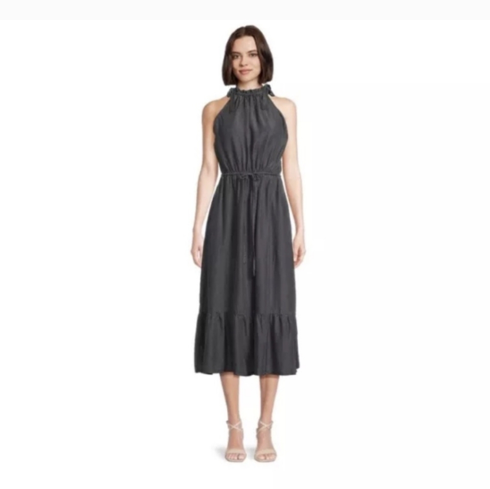 New Time and Tru Women’s Halter Maxi Dress. XS